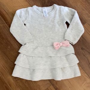 Carter’s ruffled sweater dress